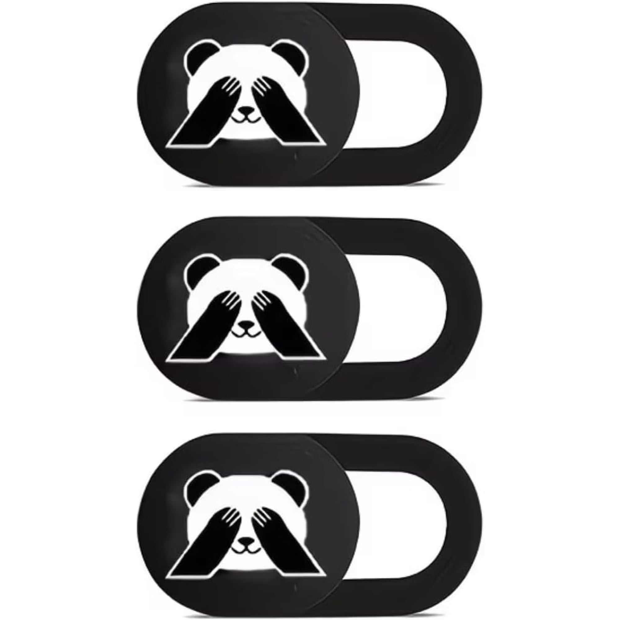 3Pcs Cute Animal Webcam Cover Slide, Ultra Thin Laptop Camera Cover Slider for MacBook, Computer, iPad, Smartphone and PC Privacy Blocker