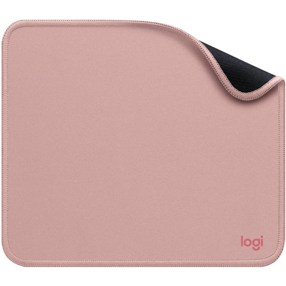 Logitech Mouse Pad - Stüdyo Serisi, Bilgisayar Fare Altlığı, Kaymaz Kauçuk Tabanlı, Hafif Kayma, Su Sıçramasına Karşı Dayanıklı, Uzun Ömürlü Malzemeler, Taşınabilir, Taze, Modern Tasarım - Pembe