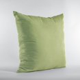 thumbnail image 3 of Plutus Lime Solid Shiny Velvet Luxury Throw Pillow - Double sided 16" x 16", 3 of 5