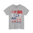 thumbnail image 3 of DJH Apparel | Out Here Being Cute US Flag Track / Field Unisex Cotton Tee, 3 of 4