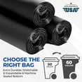thumbnail image 4 of Bolsas de basura HOUZZKINGZ USA 55-60 galones [39 x 56 cm] 20 micras, 4 of 7