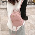 thumbnail image 3 of PU Leather Mini Women Backpack Multi Function Ladies Phone Pouch Pack Ladies School Backpack Shoulder Bags for Women Mochilas Pink, 3 of 5
