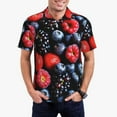 thumbnail image 1 of Balery Variety Of Fruits And Berries Camisa Polo de Hombre con Estampado, de Manga Corta y Tejido Medio, Camisa Tipo Golf Polo-Large, 1 of 6