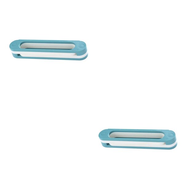 Cateissary Estante para zapatillas de baño plegable múltiple, impermeable, para baño, pared de baño, escurridor, estante plegable para Azul 2piezas