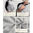 thumbnail image 4 of Men's Casual Classic Raglan Basic Soft Cotton 3/4 Long Sleeve Sports Baseball Jerseys T Shirts, 4 of 7