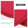 thumbnail image 6 of Baluue 2Pcs Camping Seat Cushion Pad Dark Red Outdoor Cushion Made with Polyester and PP, 6 of 6