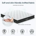 thumbnail image 3 of 10 Inch Queen Size Mattress, Medium Firm Hybrid Mattress with Cooling Gel Memory Foam for Pressure Relief, Mattress in A Box. Black, 3 of 7