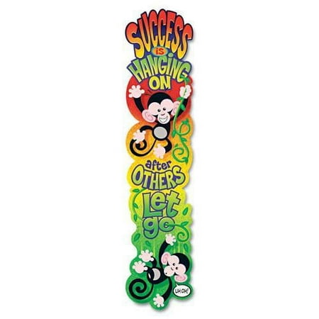 Trend T25051 Quotable Expressions Wall Banner, Success Is Hanging On After Others Let Go,10ft