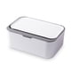 thumbnail image 1 of Caja de almacenamiento de tejidos Reutilizable con tapa de gran capacidad Toalla a prueba de polvo Organizador del dispensador Hogar para coches de sala de estar gris Methold HA012032-02B, 1 of 7