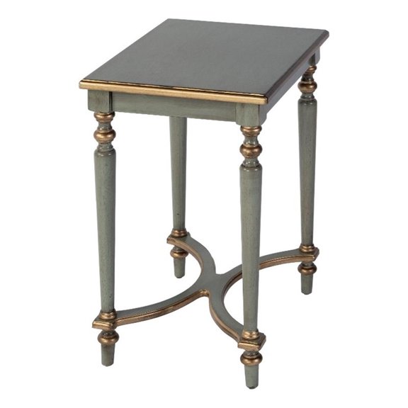Butler Specialty Company Tyler 18 in. W Rectangular Wood Side Table-Green