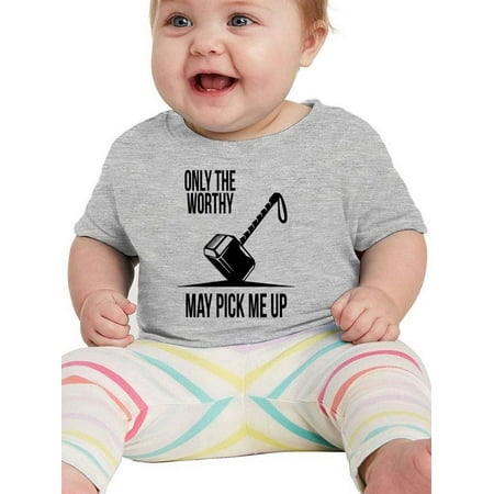 

Only The Worthy May Pick Me Up. T-Shirt Infant -Smartprints Designs 18 Months
