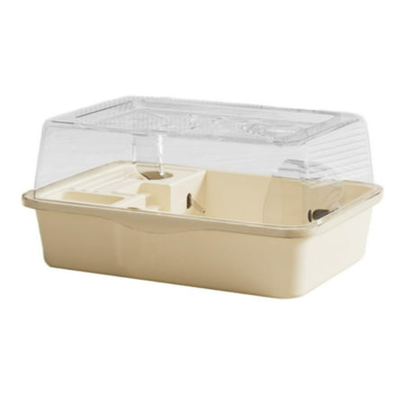 EHJRE Large Hamster Cage House with Ventilation, Transparent, Creative, Breathable, Habitat for Mice ,, Rats, Small Animals, Guinea Pigs