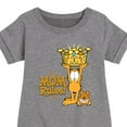 thumbnail image 3 of Garfield - Mother's Day - Mom Rules - Toddler & Youth Girls Fleece Dress, 3 of 5