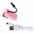 thumbnail image 4 of 100-Piece Bulk USB Rechargeable Thumb Light Ear Spoon Set: Local-Made Durable Plastic Ear Cleaning Tool with LED Visibility, Available in Blue, Pink, and Black for Business Stock, 4 of 5