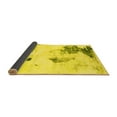 thumbnail image 2 of Ahgly Company Indoor Rectangle Abstract Yellow Modern Area Rugs, 2' x 5', 2 of 4