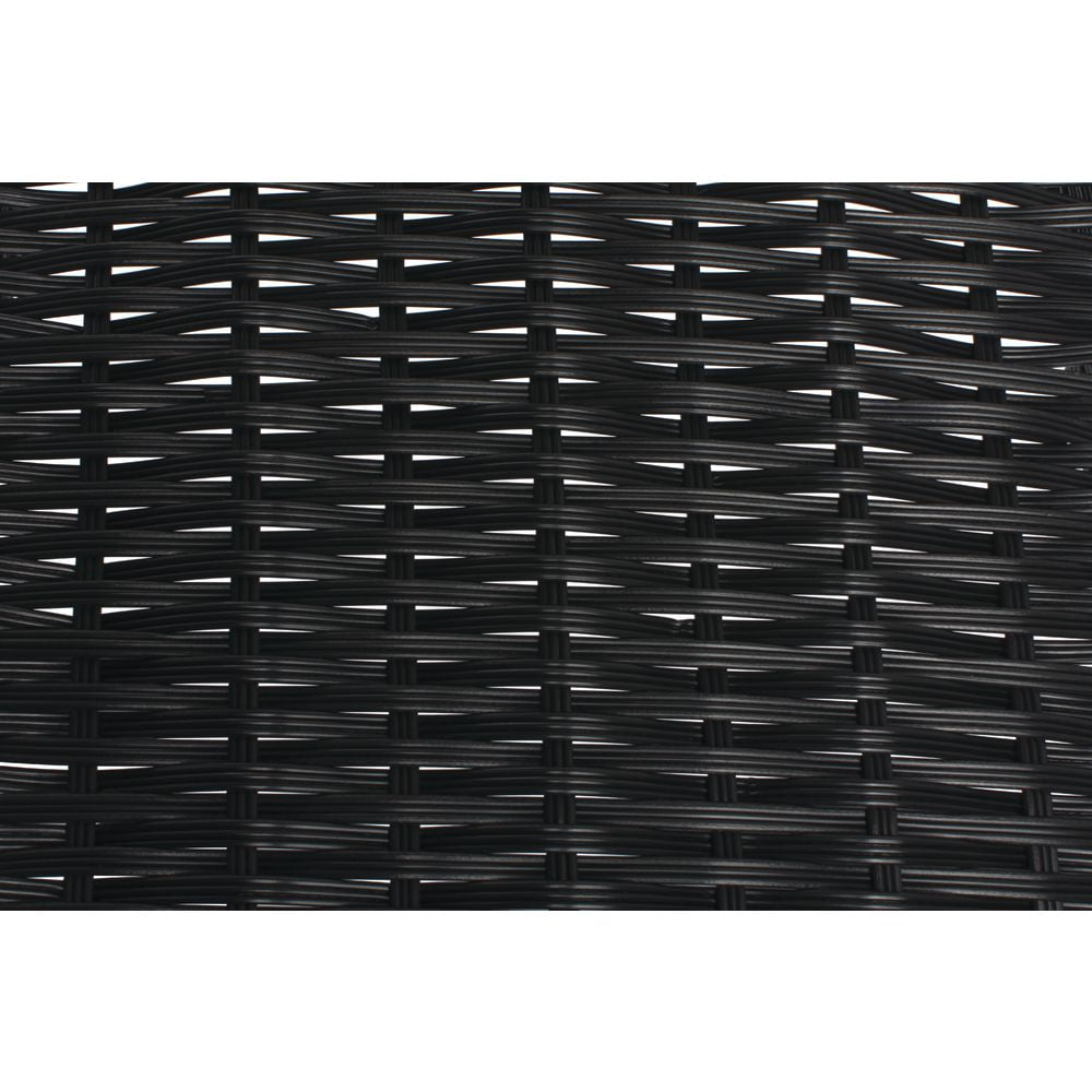 HUBERT® Black Tapered Storage Basket - 15 1/2"L x 18"D x 1 1/2" to 5"H