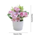 thumbnail image 3 of SPOORYYO Simulated Green Plant Decoration, Small Potted Plants Plastic Artificial Flowers, Simulated Floral Arrangements Bonsai, 3 of 6