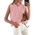 thumbnail image 1 of Chaleco de Punto Sin Mangas PRETTYGARDEN 2025 Rosa XXL, 1 of 8