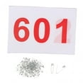 thumbnail image 2 of funtasica 100 Pieces Running Bibs Numbered Race Bibs 100 Numbers Athlete Race Numbers 601 to 700, 2 of 8