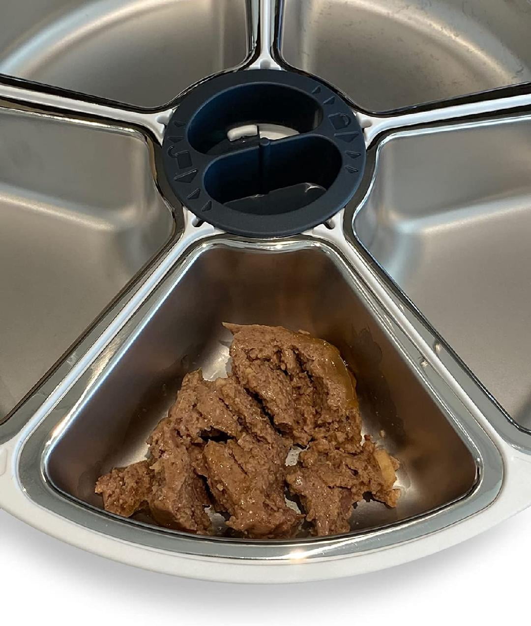 Stainless Steel Inserts for the Cat Mate and Closer Pets Five-meal Automatic (C500) Pet Feeder (Bowls Only)