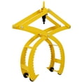 thumbnail image 3 of Olurrisa Automatic Grip and Release Log Tongs, 360° Swivel Lifting Tongs with 4 Claws 25" Open, 3300 LBS Load Capacity, Fit For Forklift, ATV, Tractor and so on. Yellow Color, 3 of 9