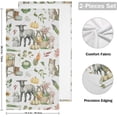thumbnail image 2 of Watercolor Sheep Pumpkin 2 PCS Hand Towels for Bathroom, Autumn Dog Harvest Kitchen Towel Ultra Soft and Absorbent Decorative Fingertip Face Bath Towels for Spa & Hotel, 28.3"x 14.4", 2 of 5