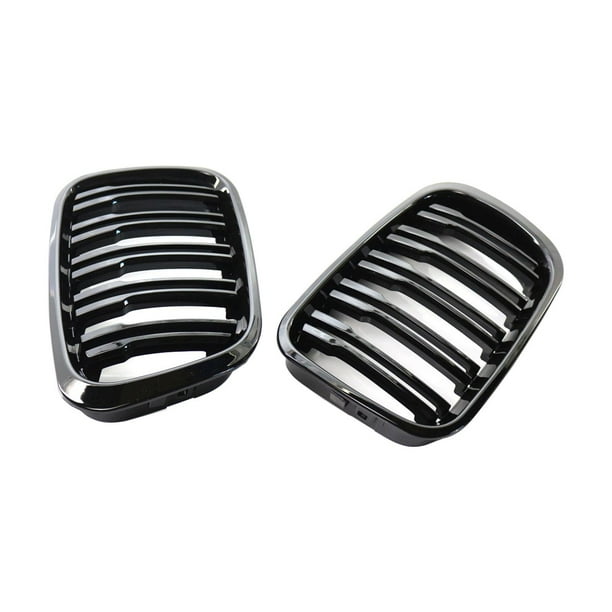 Rejilla de Riñón de Capota Delantera Sunnimix Doble Línea para E46 4 Puertas 1998 2001