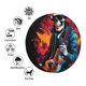 thumbnail image 4 of Balery Rock Skull Singer Cubiertas para Neumáticos - Protector Resistente para Neumáticos de Camioneta, SUV, Remolque, Camper y RV-17 inch, 4 of 6