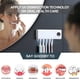 thumbnail image 3 of Portacepillos de dientes desinfectante UV Rose, portacepillos de pared con función esterilizadora, batería de 2000 mAh, temporizador, organizador de cepillos de dientes para mujeres y bebés., 3 of 5