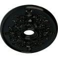thumbnail image 3 of Ekena Millwork 30 3/4"W x 21 1/4"H x 3 7/8"ID x 1 5/8"P Alexa Ceiling Medallion (Fits Canopies up to 5 5/8"), Hand-Painted Black Pearl, 3 of 6