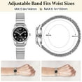 thumbnail image 4 of Watches for Women Easy Reader Analog Ladies Quartz Watches with Stainless Steel Expansion Band, Waterproof Watches Christmas Gift For Women, 4 of 7