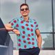 thumbnail image 4 of Balery Strawberries Camisa Polo de Hombre con Estampado, de Manga Corta y Tejido Medio, Camisa Tipo Golf Polo-3X-Large, 4 of 6