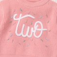 thumbnail image 4 of Jersey IDOPIP para niñas pequeñas, punto rosa con dos bordados, 4 of 6