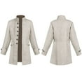 thumbnail image 1 of WEIYLL Hauts pour Garçons Veste Classique Gothique à Queue d'Aronde Musicale Blanche pour 12-14 Ans, 1 of 6