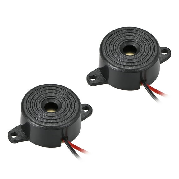 2Pcs DC 24V Active Electronic Buzzer Alarm Piezo Sounder Continuous Sound Beep Speaker