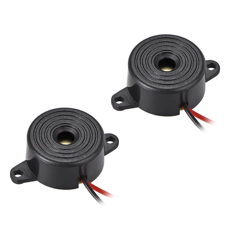 2Pcs DC 24V Active Electronic Buzzer Alarm Piezo Sounder Continuous Sound Beep Speaker