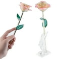 thumbnail image 1 of Artificial Golded Rose Flower24K Gold Plating Flower Golded Rose Flower Rose Flower Gift True Excellence, 1 of 8