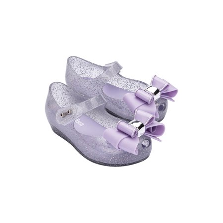 Mini Melissa Ultragirl Sweet IX Baby Ballerina Flat, 11, Purple