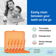 TEPE EasyPick™ Orange - XS/S 36-Pack , Dental Floss Picks