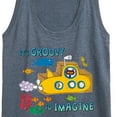 thumbnail image 3 of Pete The Cat - It's Groovy To Imagine - Women's Racerback Tank Top, 3 of 6