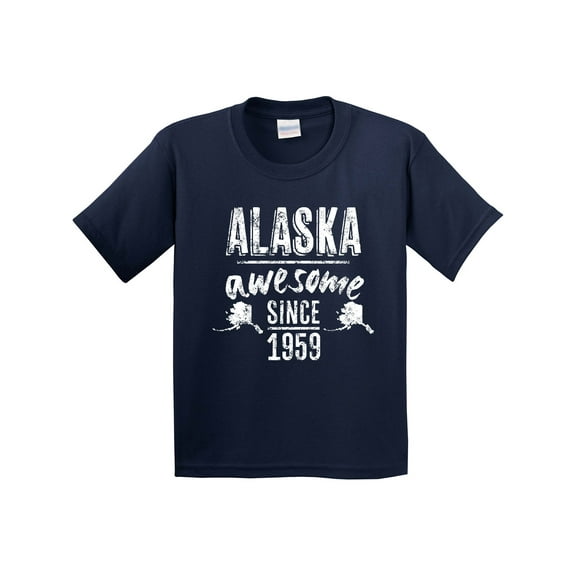 Inktastic Alaska Awesome Since 1959 Youth T-Shirt