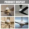 thumbnail image 3 of Phenofice 2Pack Fan Bottom Canopy Plastic Ceiling Fan Accessories Round Dust Protection Indoor Use, 3 of 5