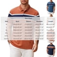 thumbnail image 6 of FRSASU Men's Polo Shirt Casual Long Short Sleeve Classic Fashion Polo Golf Sport Shirt Blue, 6 of 6
