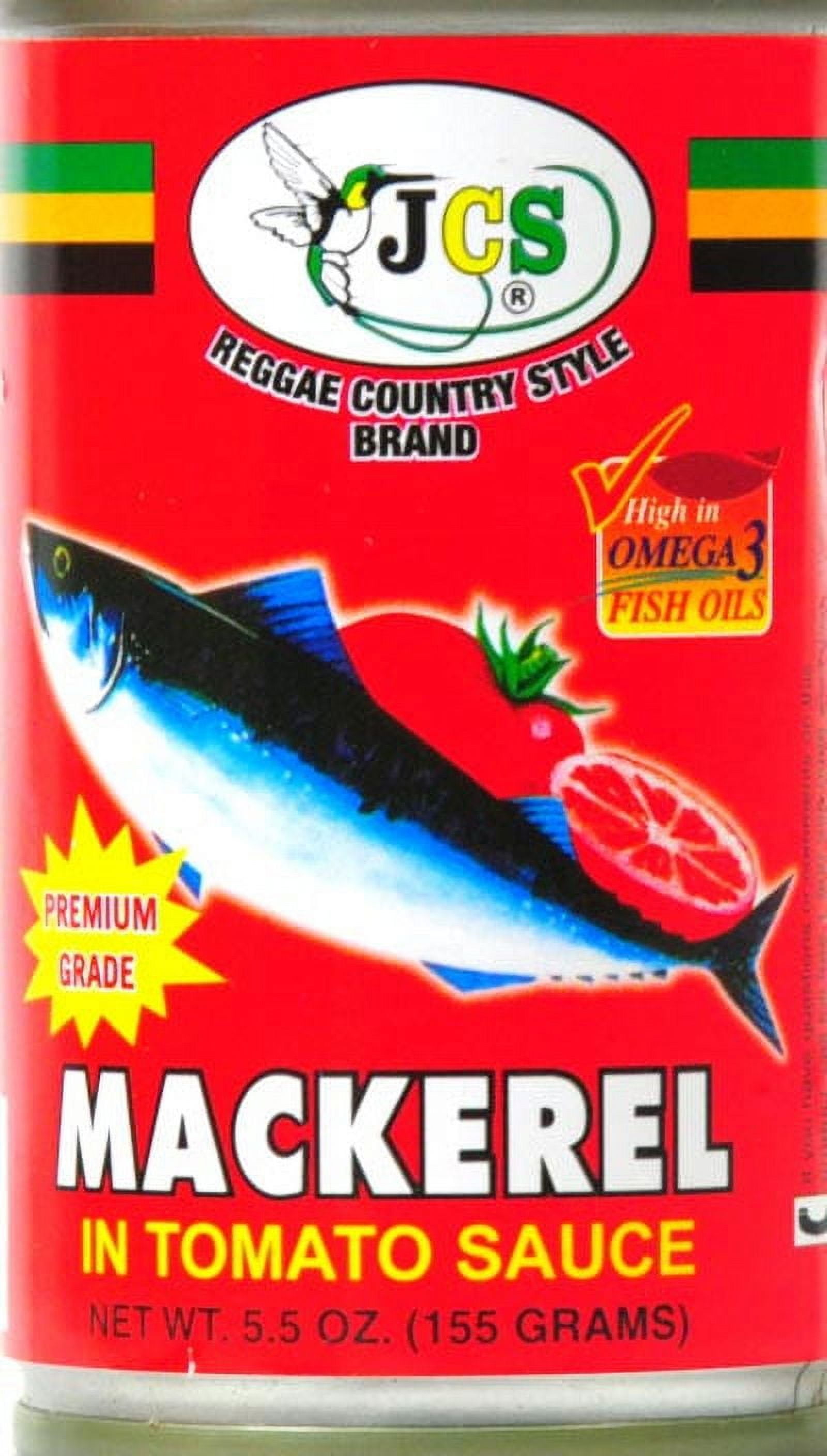 (4 pack) Kingston Miami Trading JCS Mackerel, 5.5 oz
