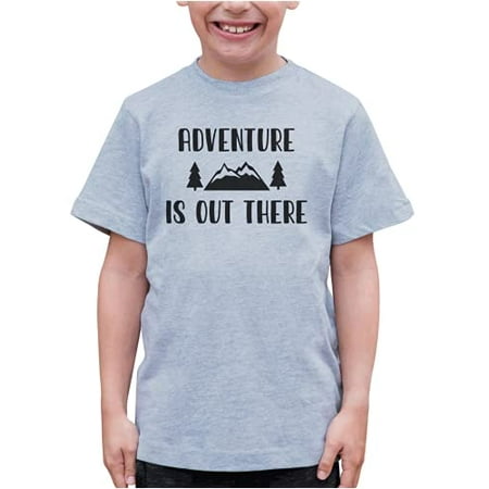 

7 ate 9 Apparel Kids Adventure is Out There Grey T-Shirt