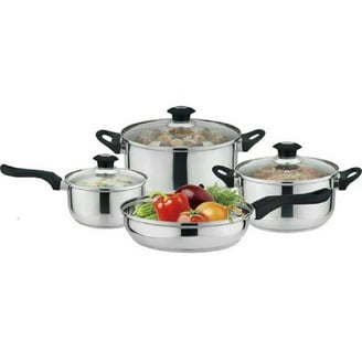 Amway Queen Titanium Crown Stainless Steel Cookware Set, Multi