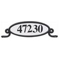 thumbnail image 2 of Architectural Mailboxes Mailbox Reflective Address Plaque MBPLAQ0B6AM, 2 of 5