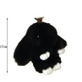 thumbnail image 3 of TopLLC Rabbit Costume Cute Rabbit Pendant Car Keychain Bag Accessories Soft Rabbit Velvet Ball Pendant Handmade Soft Rabbit Velvet Ball Pendant, 3 of 4