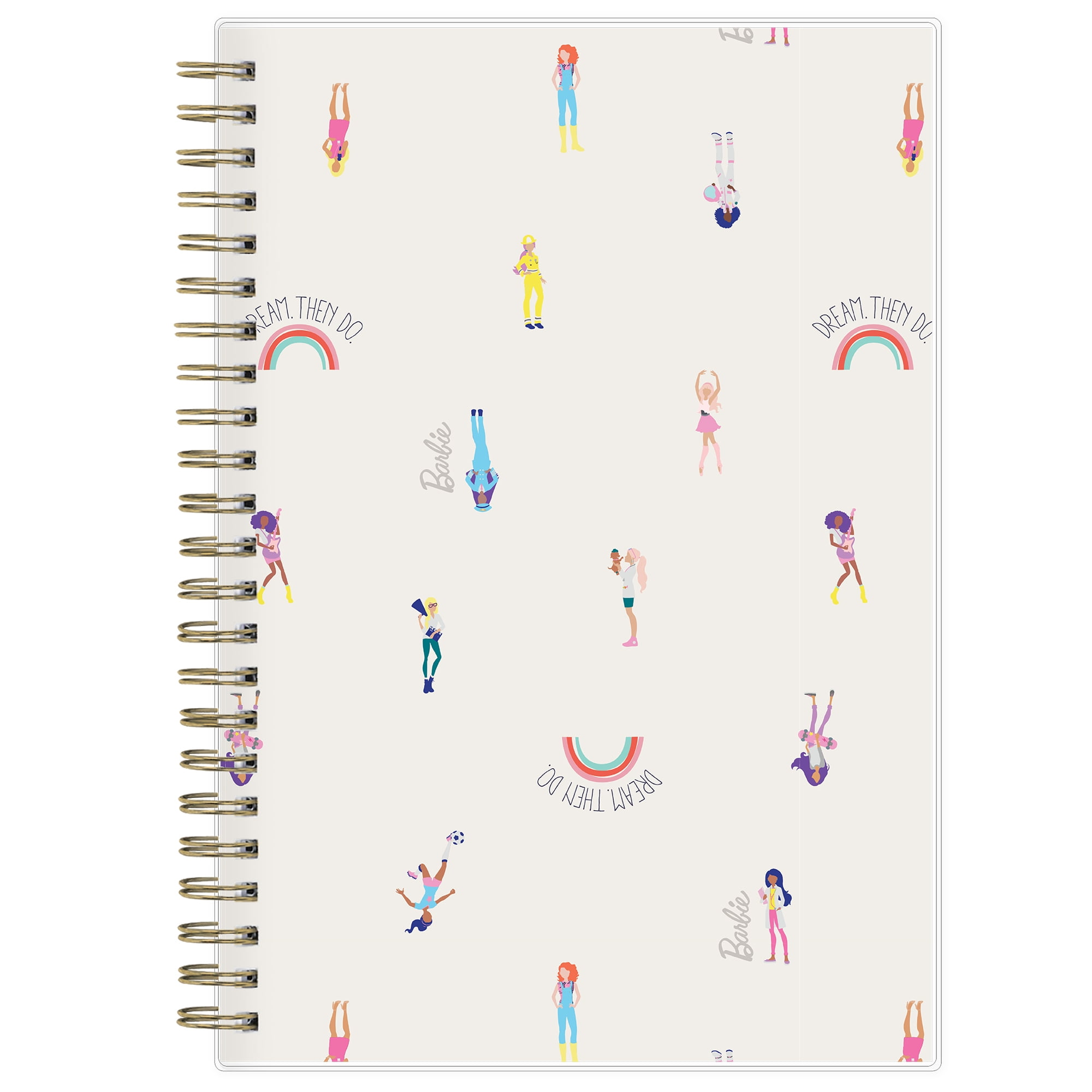 2022-2023 Weekly/Monthly Planner, 5x8, by Barbie for Blue Sky, Dream Then Do