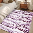 thumbnail image 4 of Area Rugs for Living Room Bedroom, Purple Weeping Eucalyptus 4'x6' Rug Washable Carpet Runner Indoor Outdoor, Spring Summer Farmhouse Leaves Non Slip Accent Floor Mats Rug for Kitchen, Office, 4 of 8